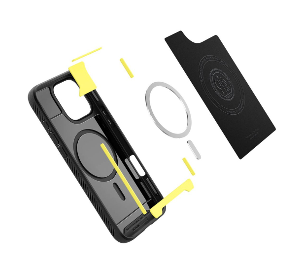SPIGEN Rugged Armor Mag Magsafe do iPhone 16 Pro Matte Black ACS08115 - 1279649 - zdjęcie 2